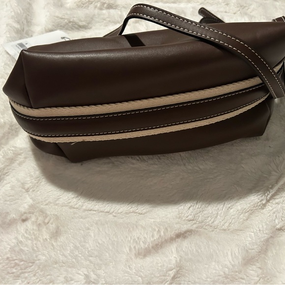 Zara brown leather hand bag - Picture 5 of 6